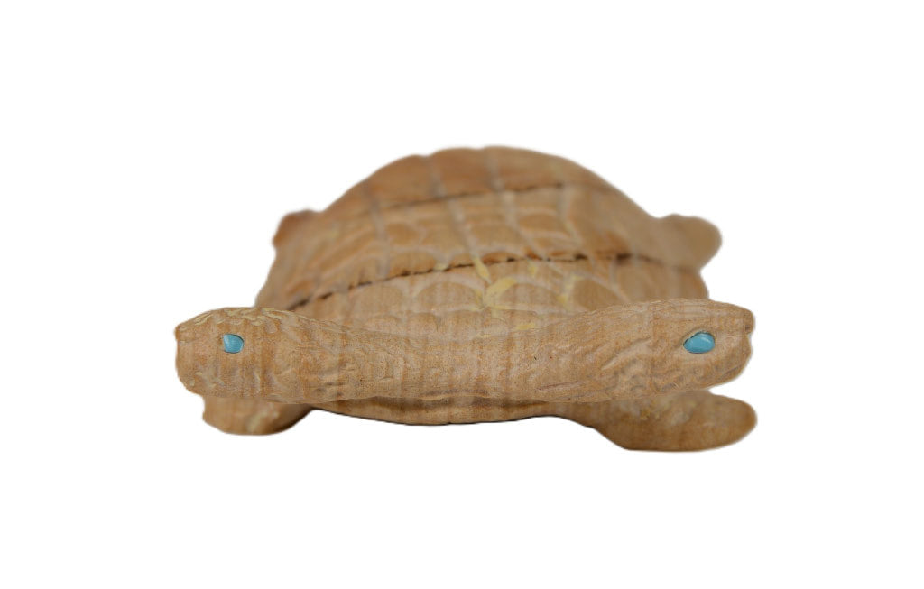 Two Headed Turtle Fetish by Lance Cheama
