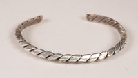 Vintage Navajo Sterling Silver Guard Cuff Bracelet