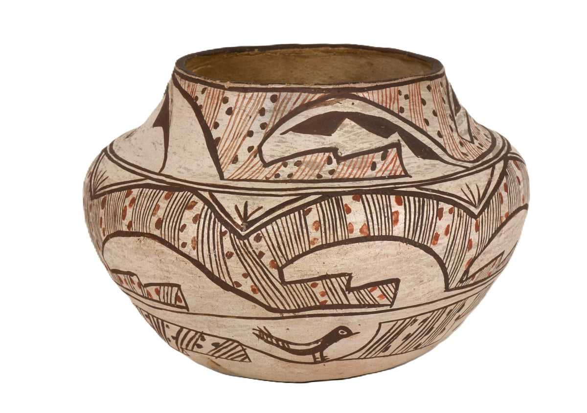 Zuni Pottery Olla ;Bird Motifs