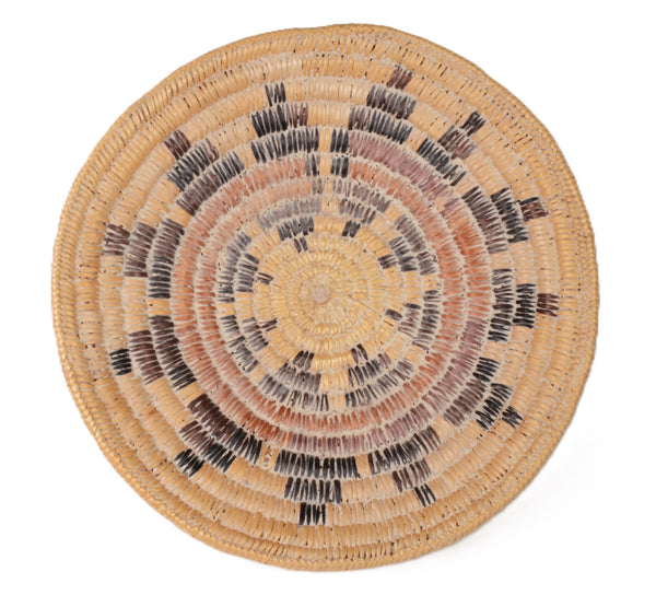Navajo Wedding Basket with Ceremonial Corn Meal