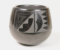 Santa Clara Carved Black Pottery Pueblo Pottery by Ursilita Naranjo (1924-1988)