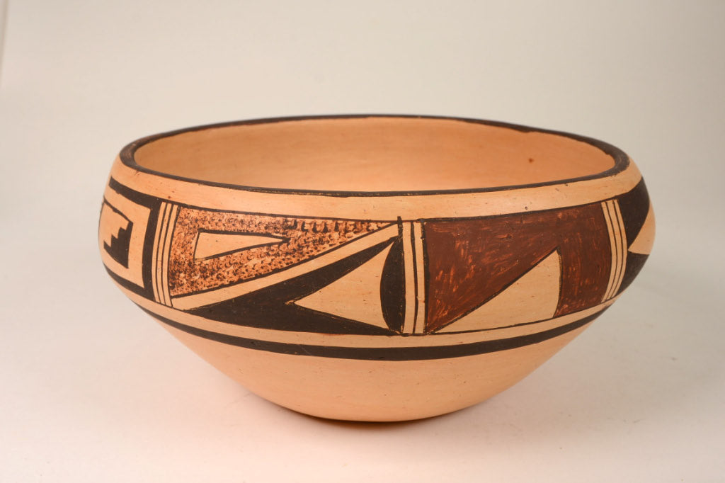 Hopi Pottery Bowl by Laura Dashee Water Fox (1927-2011)