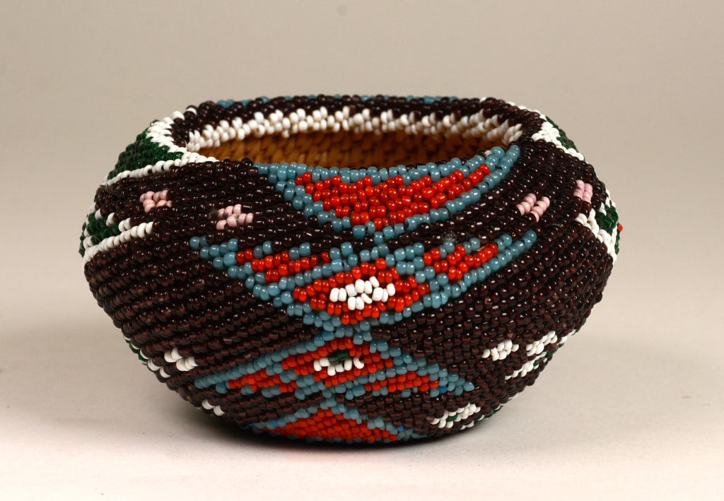 Paiute Beaded Basket