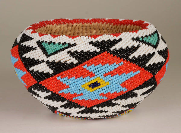 Paiute Beaded Basket