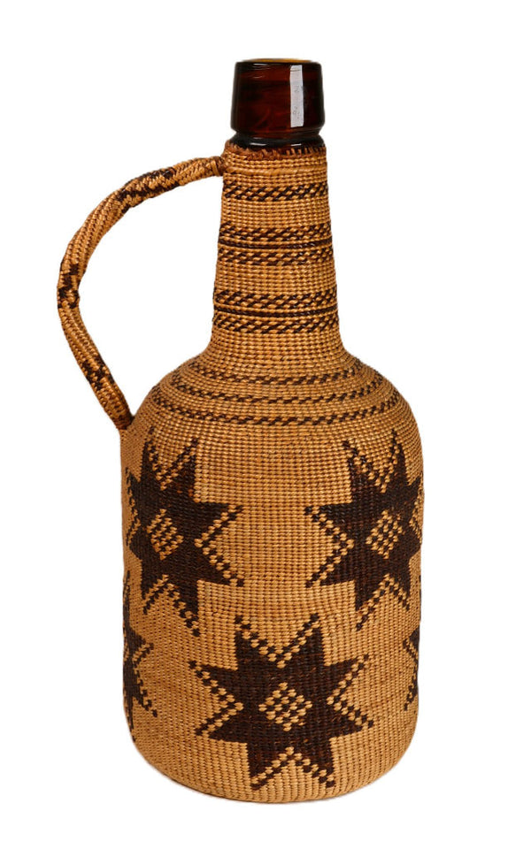 Pit River Basket: Bottle with Handle