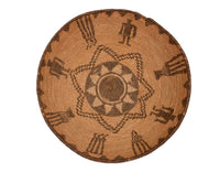 Antique Apache Pictorial Basketry Bowl