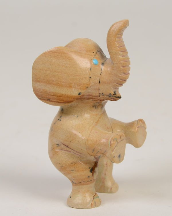 Zuni Fetish Elephant by Bremette Epaloose (D 2015)
