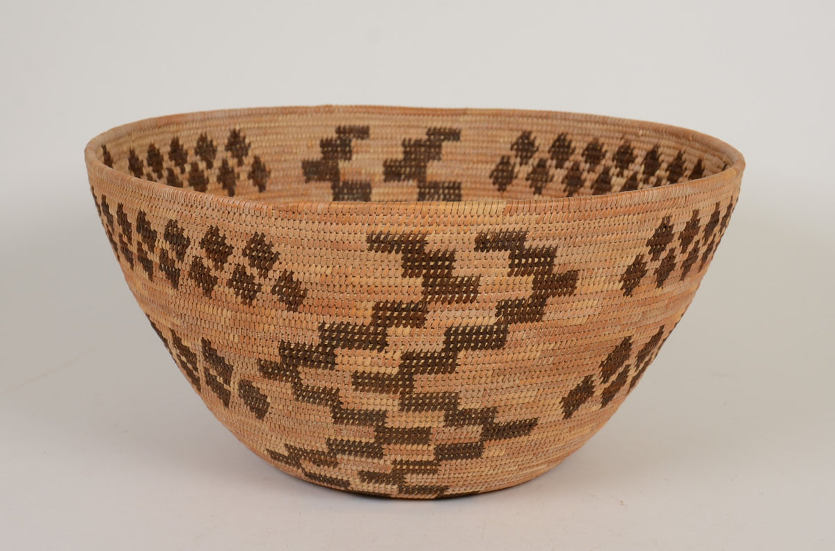 Antique Mono Basketry by "Old Noonie" (Northfork Rancheria, Western Mono/Monache)