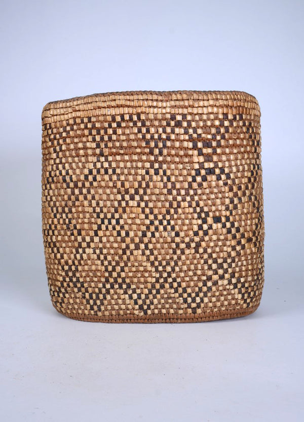 Puget Salish, Nisqually, Oval Burden Basket