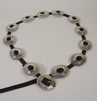 Vintage Navajo Sterling Silver Concho Belt