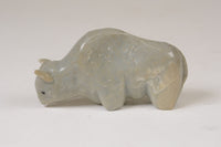 Vintage Zuni Fetish Bison, Pale Green