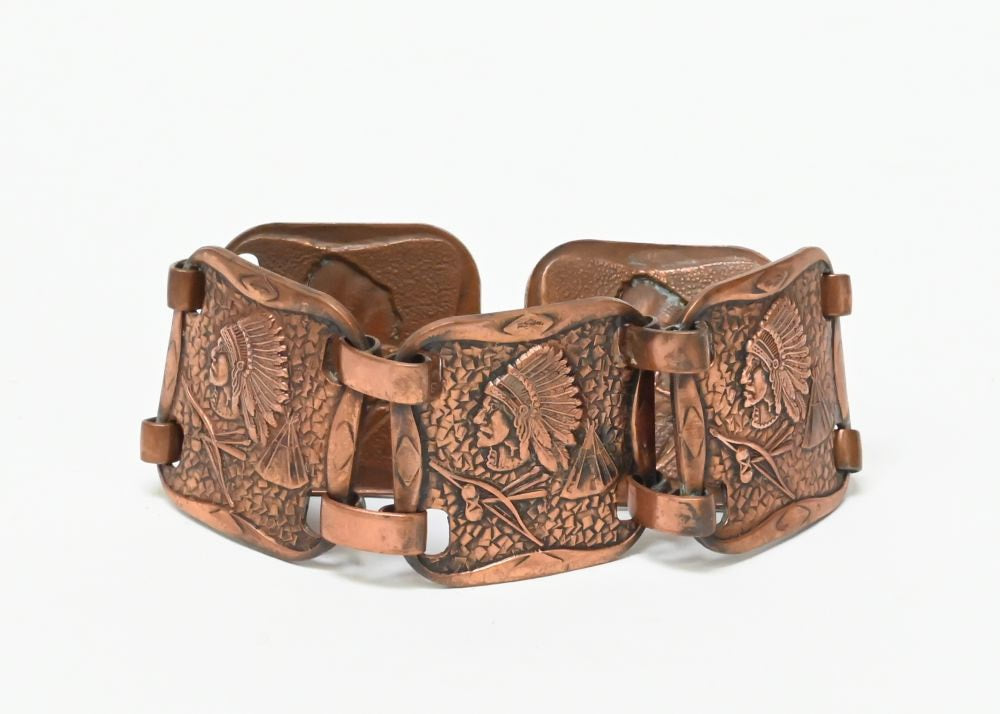 A mid 20th century Commercial Copper Link Bracelet