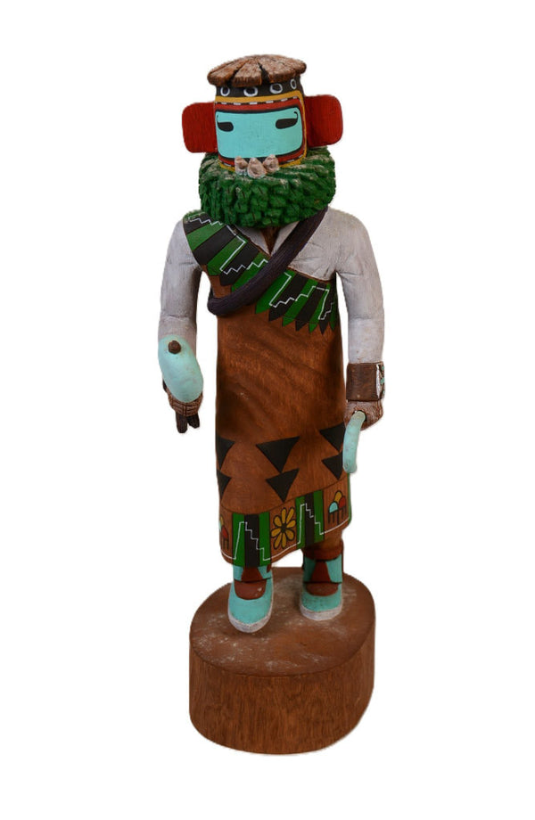 Hopi Kachina Three-Nosed Sikyahote Doll By Herschel Talashoma, Jr.