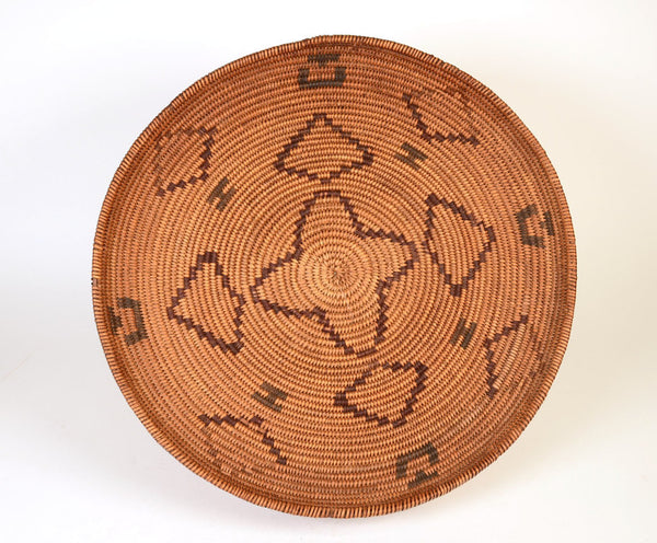 Paiute Basket / Round Tray with Star Center