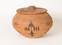 Washoe Basket / Single-Rod Basket with Lid