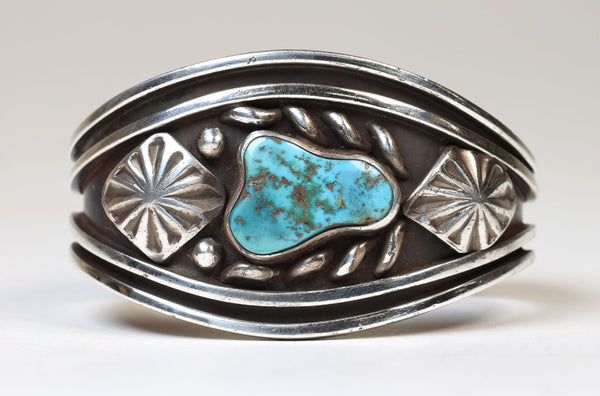 Navajo Cuff Bracelet, Hallmarked: HC by Hyson Craig