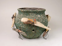 Fine Vintage Zuni Fetish Jar by Edna Leki