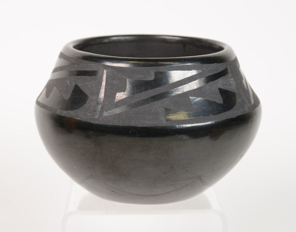 San Ildefonso Pueblo Pottery Jar;  Signed by Lupita Martinez