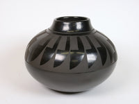 Santa Clara Pueblo Black Jar By Belen Tapia