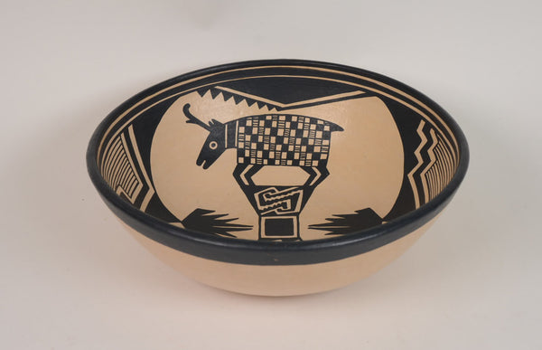 Nicaraguan Pottery Bowl By Gregorio Bracamonte