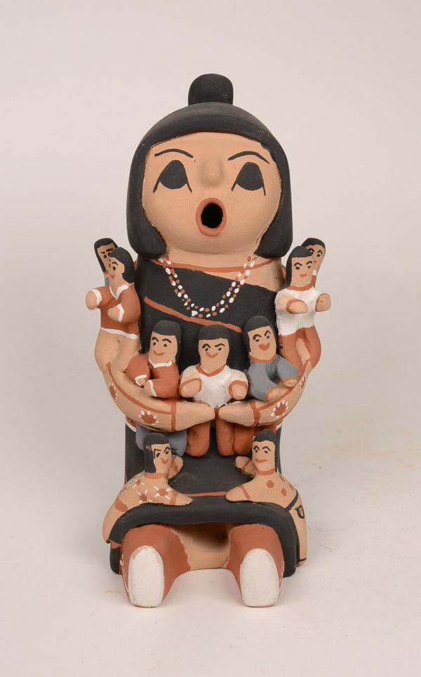 Jemez Pueblo Pottery Storyteller Doll By Deborah Seonia Loretto