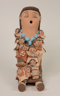 Jemez Pueblo Storyteller Pottery By Genevieve Gachupin