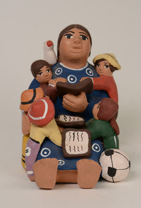 Peruvian Storyteller Clay Pottery Doll