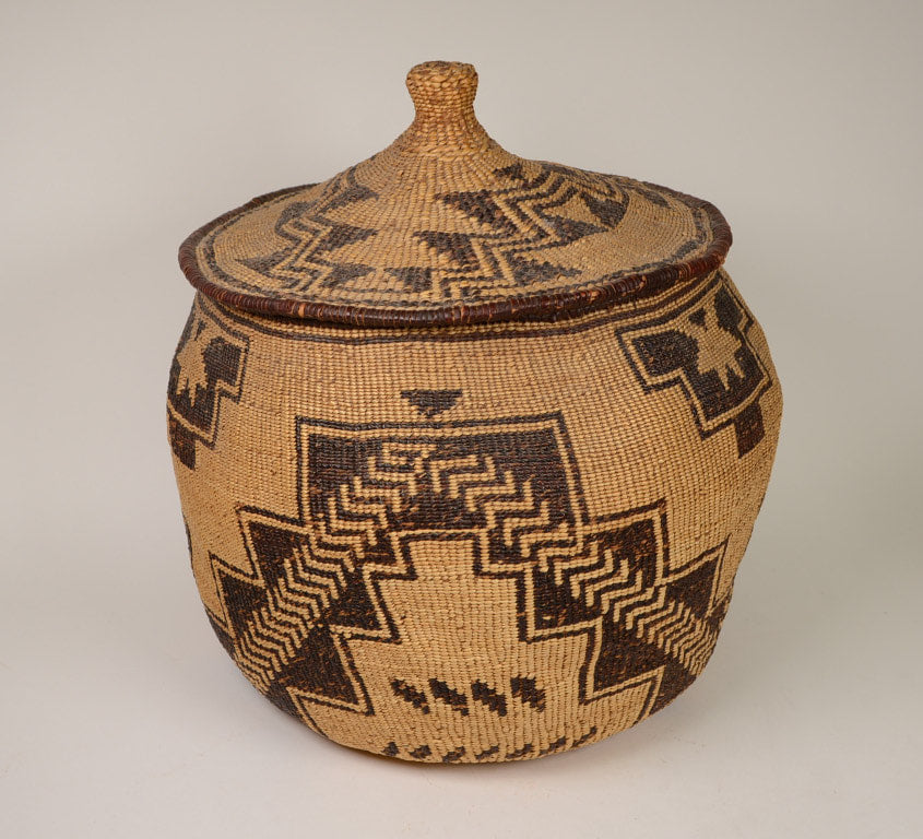 Very Large Pit River Lidded Storage Basket