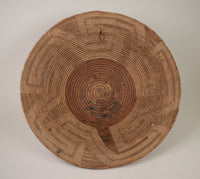 Pima Basket: Deep Large Bowl with Red Painted Center inside