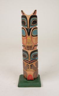 Vintage Northwest Coast Model Totem Pole