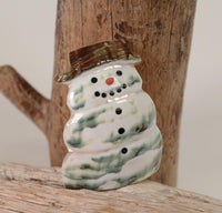 Zuni Fetish Snowman by Calvin Weekya