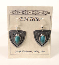 Navajo Earrings - Sterling Silver by Everett and Mary C. Teller