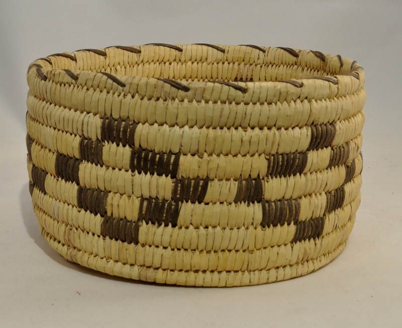 Papago Indian Basket with Cloud Motif