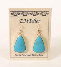 Navajo Earrings - Sterling Silver by Everett and Mary C. Teller