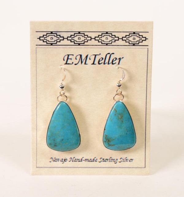 Navajo Earrings - Sterling Silver by Everett and Mary C. Teller