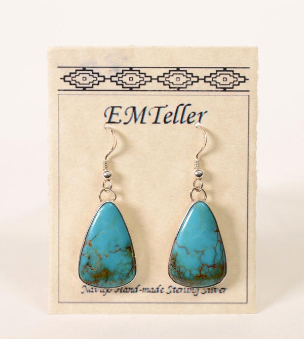 Navajo Earrings - Sterling Silver by Everett and Mary C. Teller