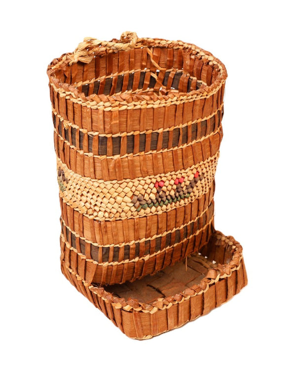 Makah or Nootka Basket: Match Box Basket