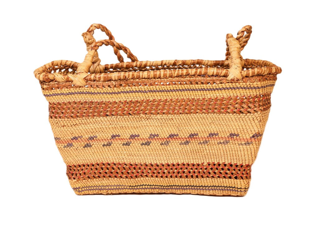 Handsome Miniature Nootka Market Basket