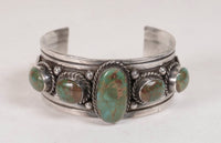 Navajo Bracelet; Royston Nevada Turquoise