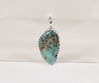 Navajo Turquoise Pendant by Dorothy Yazzie