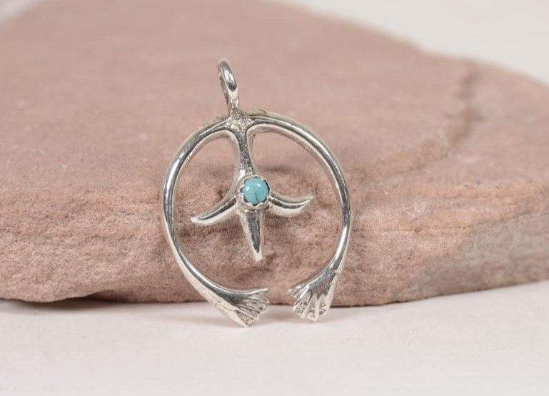 Navajo Silver Naja pendant