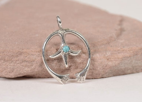 Navajo Silver Naja pendant