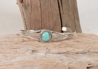 Navajo Sterling Silver Bracelet By Esther White