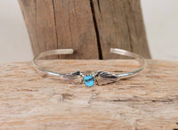 Navajo Sterling Silver Bracelet By Verna Tahe