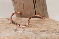 Navajo Copper Bracelet with Arrows