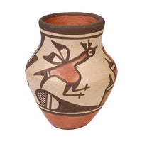 Miniature Zia Pueblo Olla Pottery By Elizabeth Medina