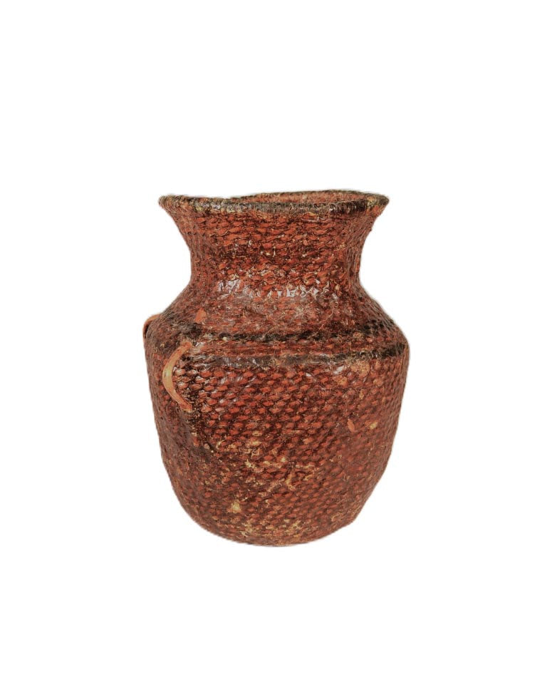 White Mountain Apache Tus,  Basket sealed with Pine Pitch