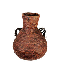 Apache Tus - Large Water Pine Pitch Covered Basket