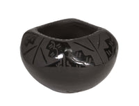 Santa Clara Pueblo Black on Black Pot by Marie Sisneros
