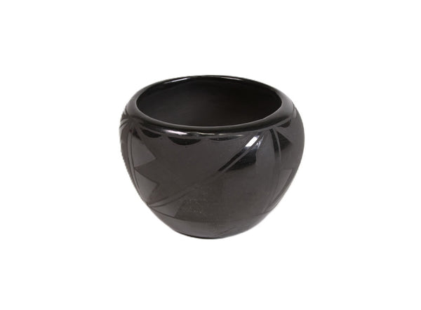 Santa Clara Pueblo Black Pottery By Genevive Suarez
